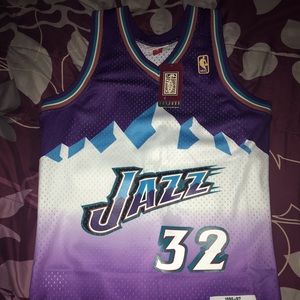Throwback Utah Jazz Karl malone Jersey